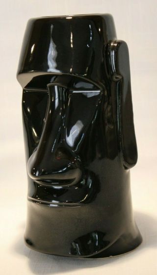 Vtg The Islands Phoenix Arizona Black Tiki Easter Island Ceramic Bar Mug - Brc