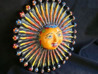 Sun Face Talavera,  Sol,  By Gerardo Garcia Art