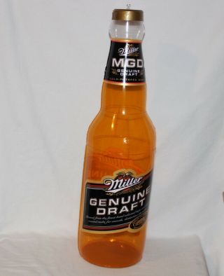 Miller Draft Inflatable Beer Bottle Promo Advertising 24 "