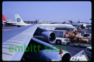 Slide,  Pan Am Boeing 747 - 121 (n748pa " Clipper Hornet ") At Jfk 1971,  B