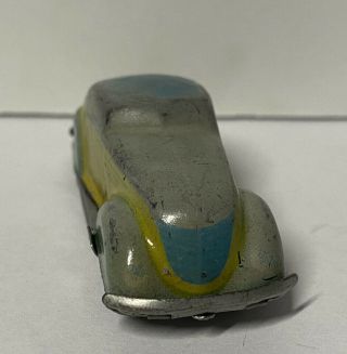 Rare 1940 ' s Distler Mighty Midget Wind Up Tin Key Liliput Micro Racer 3