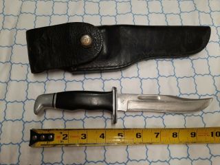 Buck Knife 119 Leather Snap Over Sheath Vintage