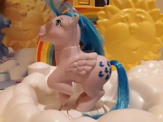 My Little Pony G1 Waterfall playset vintage with Sprinkles & box 1983 2