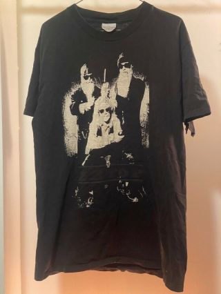 Vintage Zz Top T Shirt Xl Insist On The Originals Faded Black Billy Gibbons Tx