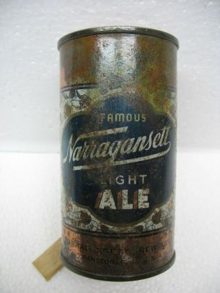 Beer Can - Famous Narragansett Light Ale - 12 Oz.  - Flat Top - Dumper