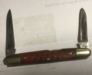 Vintage Case Xx Stainless Usa 1965 - 69 - 06263 Eisenhower Knife