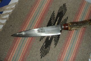 Custom El Chaja Boot Knife With One Of A Kind Handle