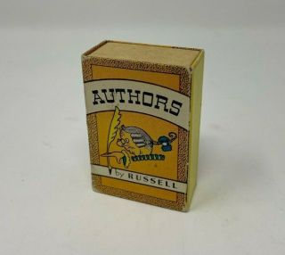 Authors Card Game By Russell 1935