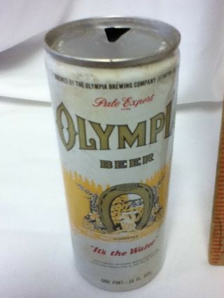 Olympia Oly Pale Expor Beer Mini Vintage Aluminum Beer Can 7 Oz.  6.  25 " Bk9