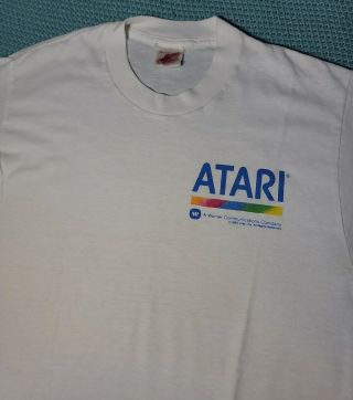Vtg 1983 Atari Video Arcade Game Promo Winterland T - Shirt Sz M 38 - 40 Nintendo