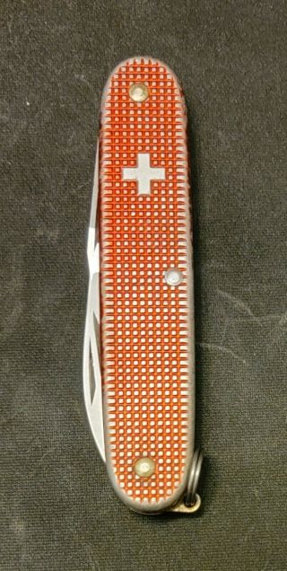 Victorinox Old Cross Pioneer Red Alox Swiss Army Knife