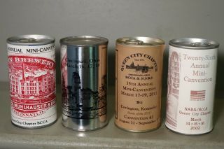 4 More Queen City Chapter Cans - Paper Labels - Cincinnati
