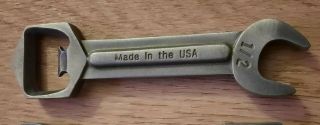 One Half Inch Usa Open End Wrench Bottle Opener.  4.  5 " Long