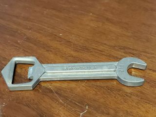 One Half Inch Usa Open End Wrench With Bottle Opener.  4.  5 " Long.  Unique Item.