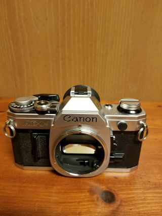 Vintage Canon Ae - 1 Slr Film Camera - Black - Body Only -
