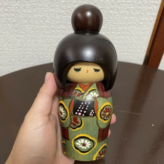 Japanese Vintage Kokeshi Doll Miyashita Hajime 6.  29 Inches 16 Cm Jp Seller