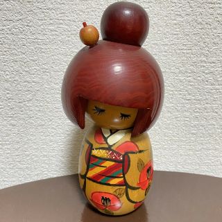 Japanese Vintage Kokeshi Doll Miyashita Hajime 7.  08 Inches 18 Cm Jp Seller