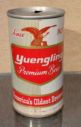 1970s Yuengling Straight Steel Pull Tab Beer Can Pottsville Pa Usbc 136 - 1