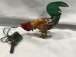 Kohler Wind Up Rooster= Marked U.  S.  Zone German =very And With Key