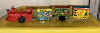 Disney Vintage Wind Up Toy Train
