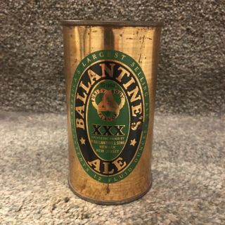 Ballantine’s Ale (“1950”) ; 12oz Flat Top Beer Can; Newark Nj