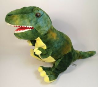 The Puppet Company Green T Rex Dinosaur Hand Puppet Tyrannosaurus