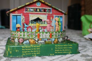 Mattel Music Maker Toy Tin Litho Wind Up Not 503 1950s