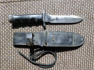 Vtg Explorer Wilderness Knife 21 - 049 Japan Bowie Military Stainless Blade