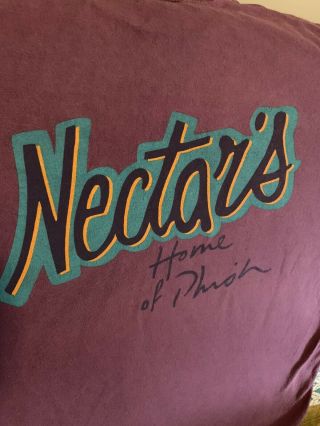 Vintage Nectars Home Of Phish T Shirt 90’s Rare Tour Shirt