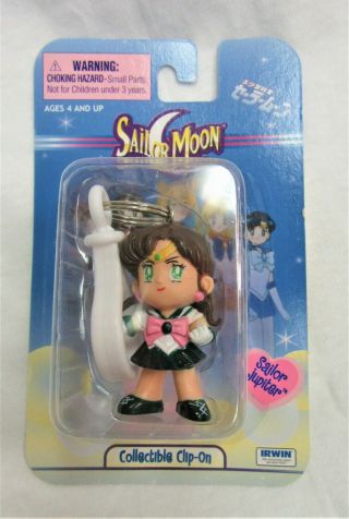 Vintage Collectible Toy,  Sailor Moon Figural Collectible Clip - On Sailor Jupiter