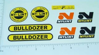 Nylint Bulldozer Construction Toy Stickers Ny - 097