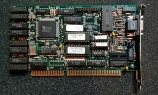 Stb Systems Tseng Et4000ax 1mb Isa Rare Vintage Graphics Card