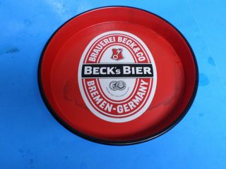 13 Inch Metal Beer Tray,  Beck 