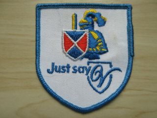 Just Say Ov Old Vienna Beer Embroidered Badge Patch