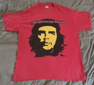 Rage Against The Machine Rare 90s Vintage Che Guevara Double Sided T - Shirt Xl