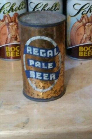 Regal Pale Beer Flat Top Beer Can.  Irtp,  