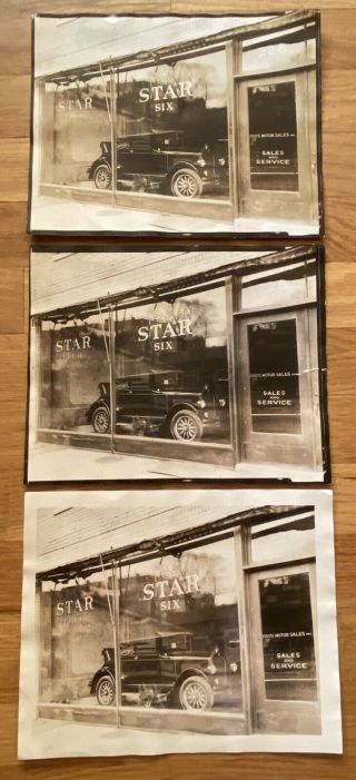 1920s Durant Star Automobile Dealership Photos,  Car Price List,  Etc.