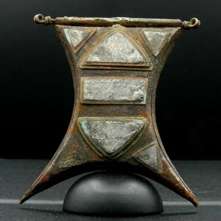 Kyra Ancient Moorish Iron/bronze/copper/tin Talisman Kitab - 74mm Long - 1900s