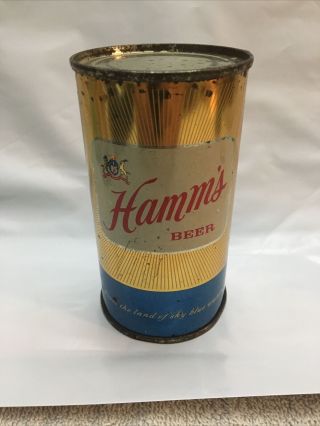 Hamms Flat Top Beer Can St Paul Mn 12 Oz