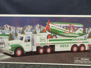 Hess 2002 Toy Truck Motorized Airplane Gasoline Oil Model Light - Up Sounds 3 2
