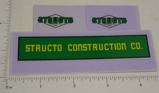Structo Construction Company Stickers St - 052