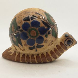 Vintage Large Tonala Mexico Hand Crafted Snail