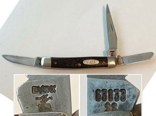 Vintage 1980’s Case Xx Ss 3 Blade Pocket Knife 63833