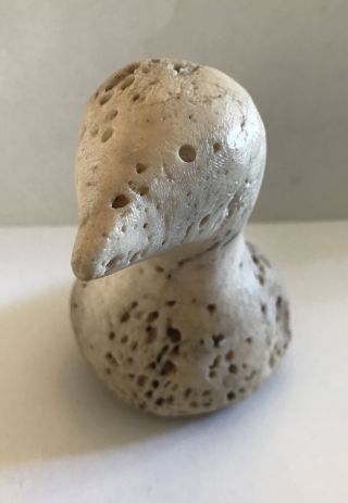 Eskimo Bird Bone Carving From Canada