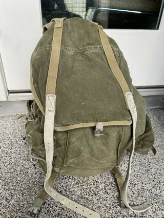 Vtg 1942 Ww2 Wwii Us Army Military 88b Rucksack Field Frame Back Pack Bag Usgi