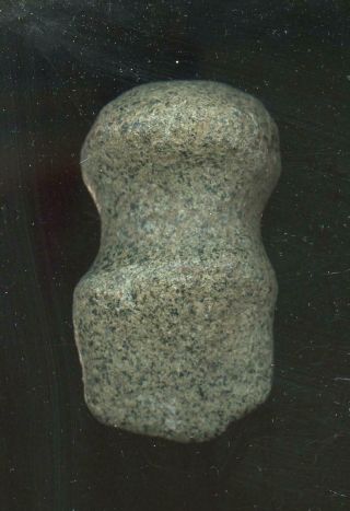 Indian Artifacts - Wide Full Groove Granite Axe
