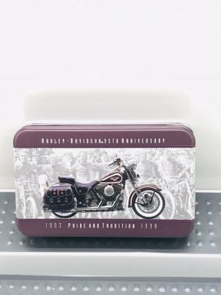 1998 Harley - Davidson Limited Edition Playing Cards And Collector 