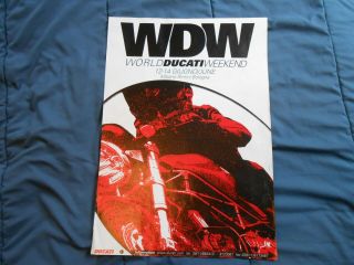 World Ducati Weekend Poster 1998