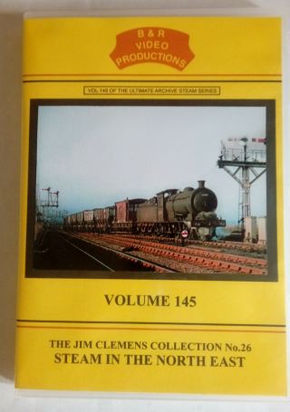 B & R 145 Dvd Steam In The North East Jim Clemens 26 Train Railway