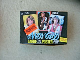 Vintage Andy Gibb Posters Waxbox 36 Packs (1978) Donruss